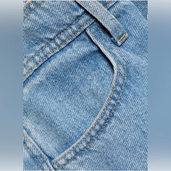 7 For All Mankind Mid Rise Straight Leg Jeans